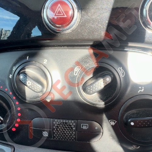 FIAT 500 LOUNGE MK2 312 3P 2008-2012 HEATER CONTROL PANEL
