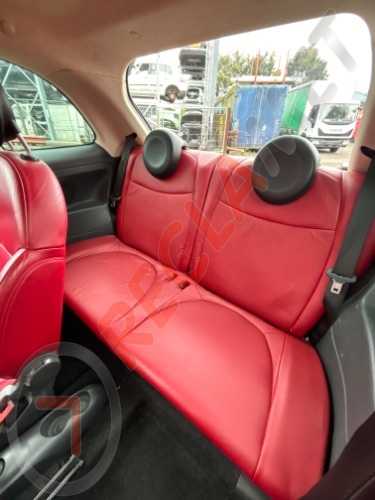 FIAT 500 312 Complete Set Of Red Leather Interior Seats