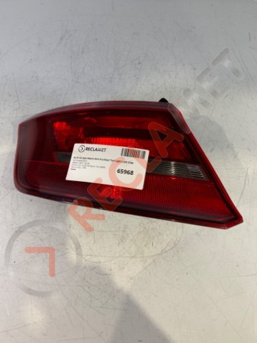 AUDI A3 Sportback 8VA N/s Rear Tail Light Left Side